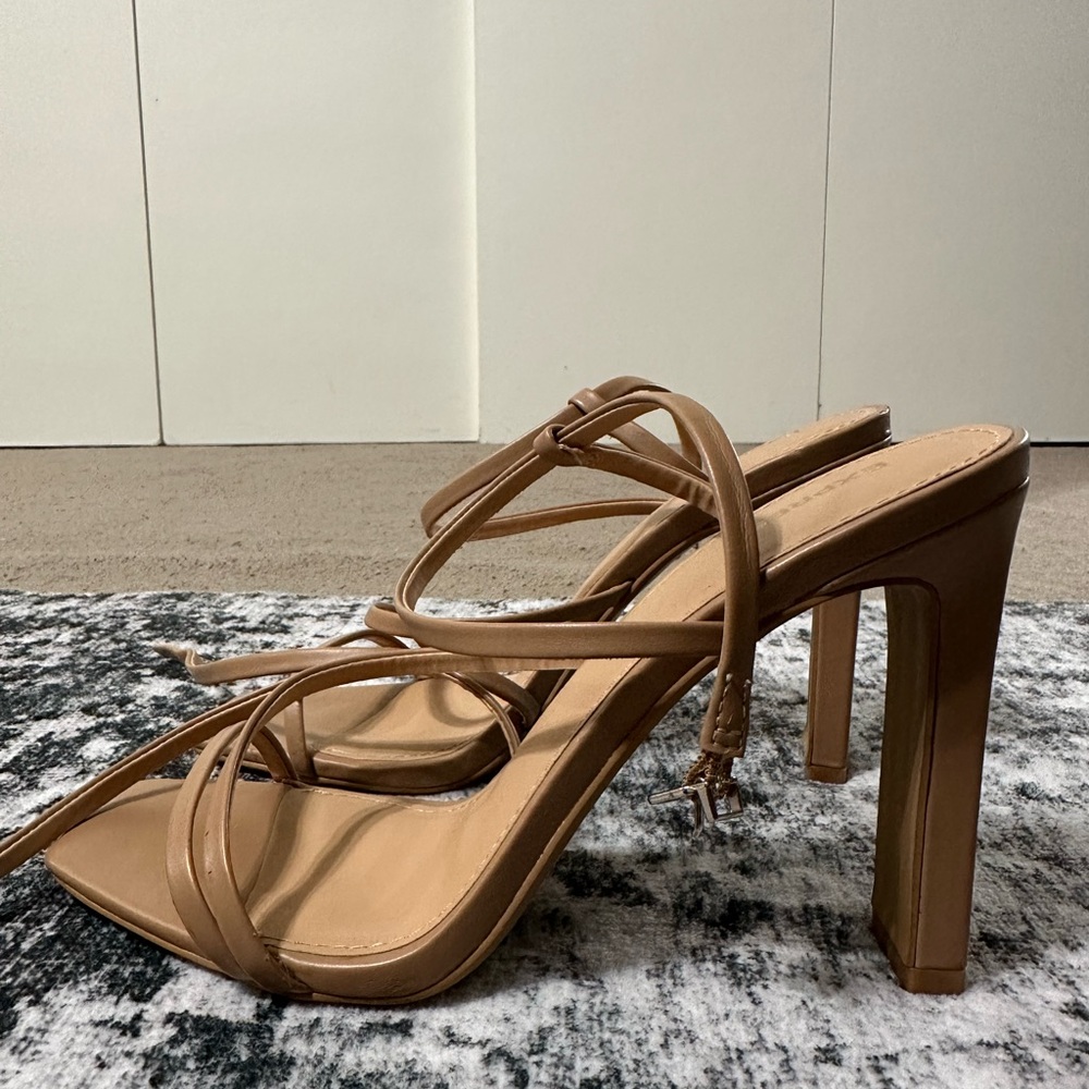 Tan Strappy Sandals